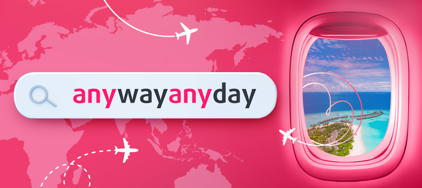 Anywayanyday - Онлайн-сервис для покупки авиабилетов и отелей по всему миру
