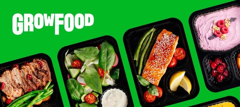Grow Food — это сервис доставки готовой полезной еды